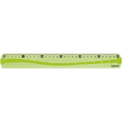 Maped 244030 Flachlineal Flex, 30 cm, sortiert in blau und grün-transparent