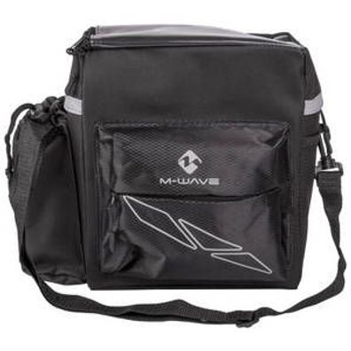 Lenkertasche "M-WAVE Utrecht TRAVEL", polyester 600 D, schwa