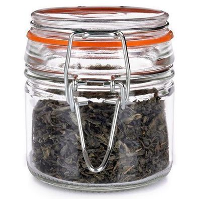 Patentiertes Glasgefäß mit Clip, 100 ml
