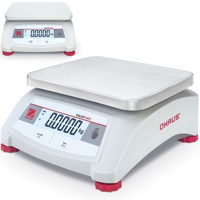 VALOR 1000 elektronische Tischwaage für Gastronomie 15 kg / 2 g - OHAUS V12P15