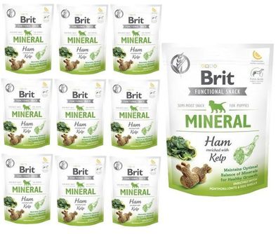 Brit Care Hunde-Funktionssnack Mineral HAM PUP 10x150g