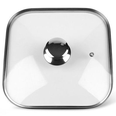 GRANDE quadratischer Glasdeckel 27x27 cm