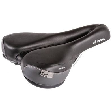 Sattel Velo Plush, Herren, DEEP Channel, schwarz/grau, Velo, 250175