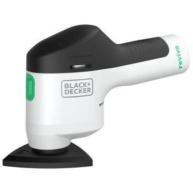 Black & Decker Reviva Akku Deltaschleifer 12 V 1,5 Ah für Ecken Möbel Holz und DIY