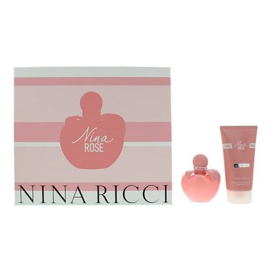 Nina Ricci Nina Rose Gift Set 50ml EDT + 75ml Body Lotion
