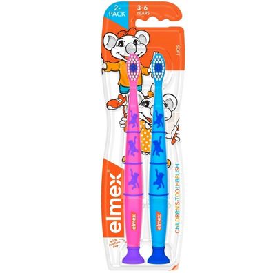 Toothbrush for children aged 3-6 years Children Duopack 2 pcs