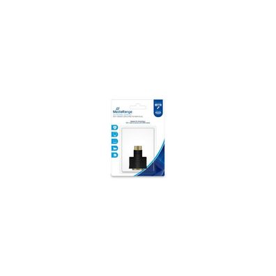 MediaRange DVI-I Buchse (24 + 5-polig)/HDMI Stecker schwarz