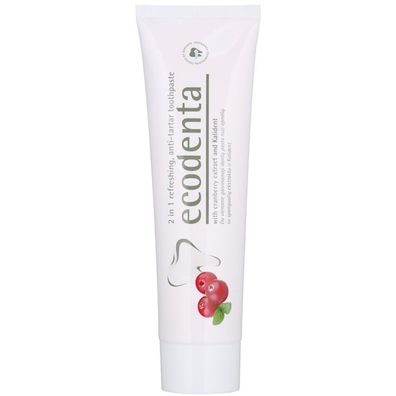 Ecodenta 2in1 Erfrischende Anti-Zahnstein-Zahnpasta 100 ml
