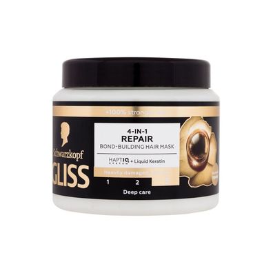 Schwarzkopf Schwarzkopf GLISS 4-in-1 Repair Bond-Building Haarmaske, 400 ml