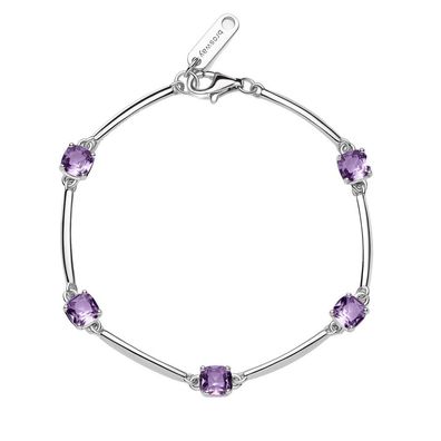 Stylisches Silberarmband mit Zirkonia Fancy FMP05
