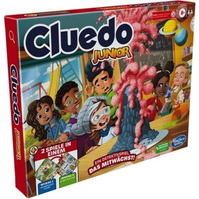 Hasbro Cluedo Junior Detektivspiel für Kinder mit Rätseln Logik und Familienspiel