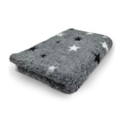Vet Bed Hundedecke Hundebett Schlafplatz 150 x 100 cm Starry Night grau