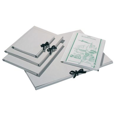 Folia 6907 Sammelmappe aus Graupappe 500g/qm 50x70cm mit Band