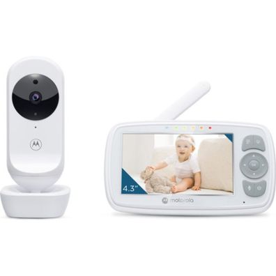 Motorola Video Babyphone VM34 mit Kamera Farbdisplay Nachtmodus und Gegensprechen