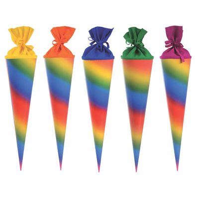 Goldbuch 97829 Bastelschultüte Regenbogen 70 cm