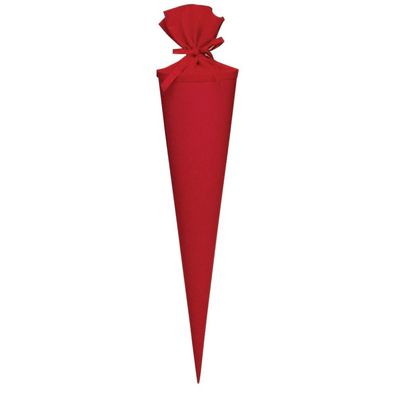 Goldbuch 97823 Schultüte Buntkarton - rund, rot, 70 cm