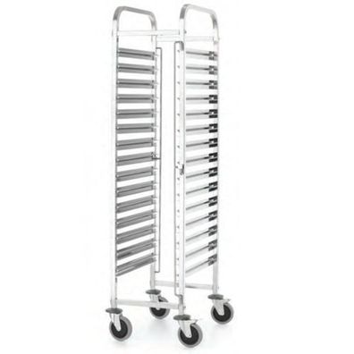 Transportwagen für Catering-Behälter, 15 × GN 1/1, Kitchen Line, Hendi 813270