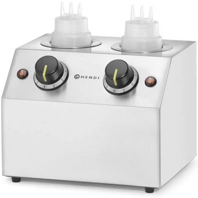 Elektrischer Flaschensoßenwärmer, doppelt, 2 Zonen, 2 x 650 ml, 200 W