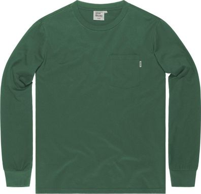 Vintage Industries Longsleeve Grant Pocket T-Shirt Long Sleeve Bright Green