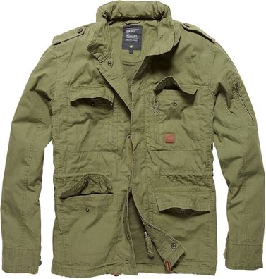 Vintage Industries Übergangsjacke Parka Cranford Jacket Olive Drab