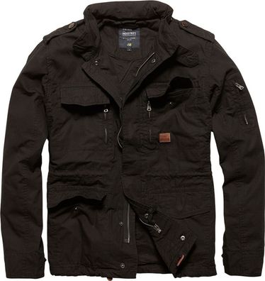 Vintage Industries Übergangsjacke Parka Cranford Jacket Black