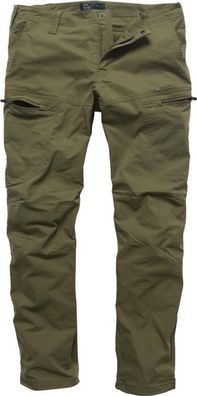 Vintage Industries Outdoorhose Kenny Technical Pants Olive
