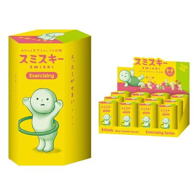 Smiski mit Leuchteffekt | Smiski Sammelfigur | Blind Box Exercising Series | 8cm