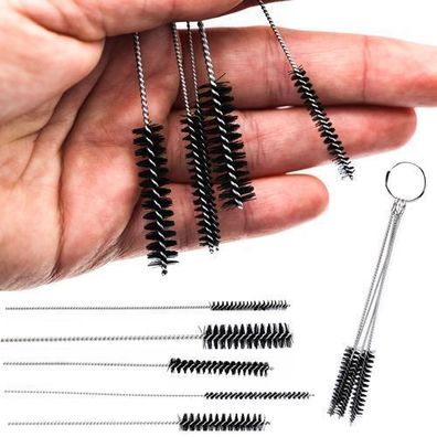 Rosfix Reinigungsbürsten Set – 5 Stück für Farbspritzpistolen | Präzision