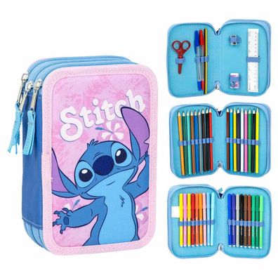 Disney Stitch Dreifach-Federmäppchen