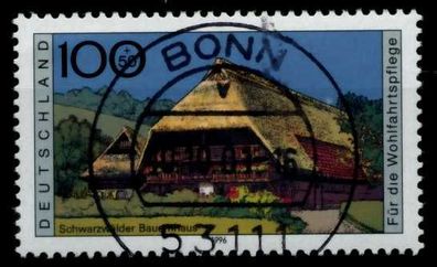 BRD 1996 Nr 1885 zentrisch gestempelt X72E9BE