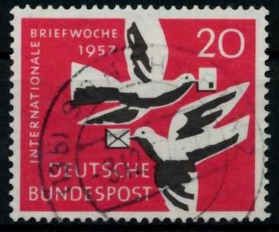 BRD 1957 Nr 276 gestempelt X77A636
