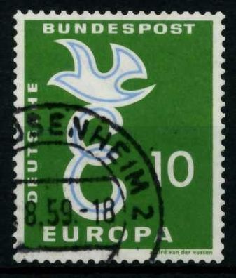 BRD 1958 Nr 295 gestempelt X77A756