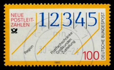 BRD 1993 Nr 1659 zentrisch gestempelt X7DBE82