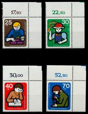 BRD 1974 Nr 800-803 postfrisch ECKE-ORE X8EF73E