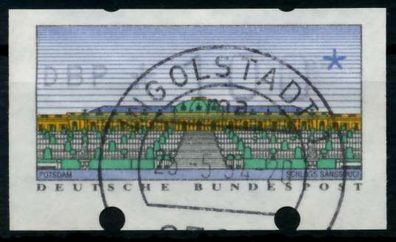 BRD ATM 1993 Nr 2-1.1-0100 gestempelt X96DDEA