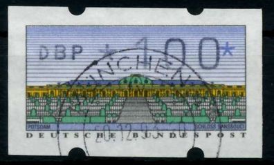 BRD ATM 1993 Nr 2-1.1-0100 gestempelt X96DE8A