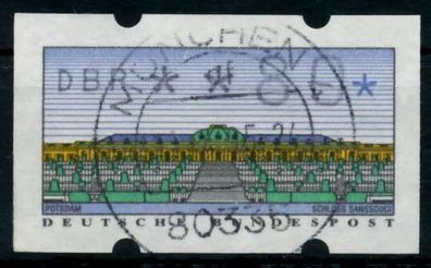 BRD ATM 1993 Nr 2-1.1-0080 zentrisch gestempelt X974366
