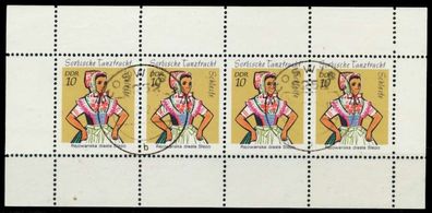 DDR Heftchenblatt Nr HB12IA zentrisch gestempelt HB X985F9E