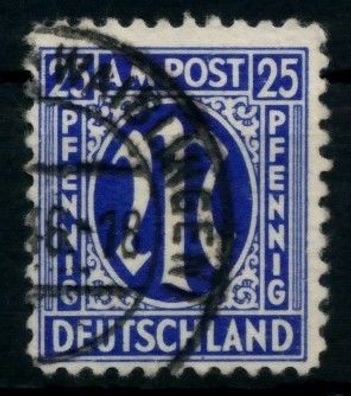 BIZONE AM-POST Nr 9z gestempelt X760CDE