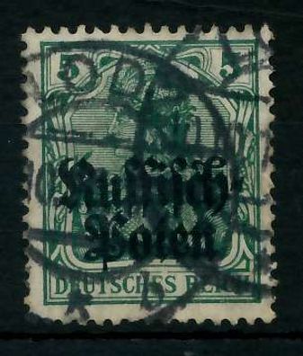 BES 1WK D-POST IN POLEN Nr 2 gestempelt X774892