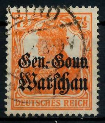 BES 1WK D-POST IN POLEN Nr 9c gestempelt X7768CA