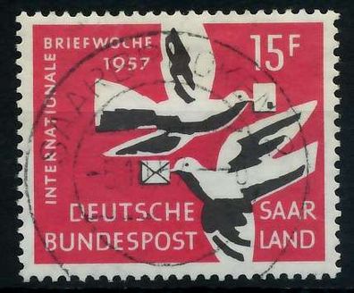SAAR OPD 1957 Nr 408 zentrisch gestempelt X79C8C6