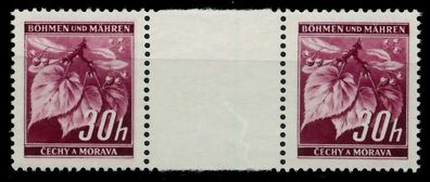 BÖHMEN MÄHREN Nr 24ZW postfrisch ZW-STEG PAAR S42A016