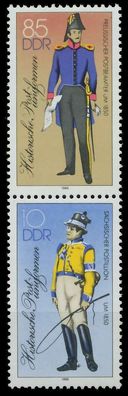 DDR Zusammendruck Nr SZd308 postfrisch SENKR PAAR SB53C7E