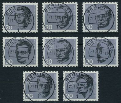 BRD BUND 1964 Nr 431-438 zentrisch gestempelt X69B59E
