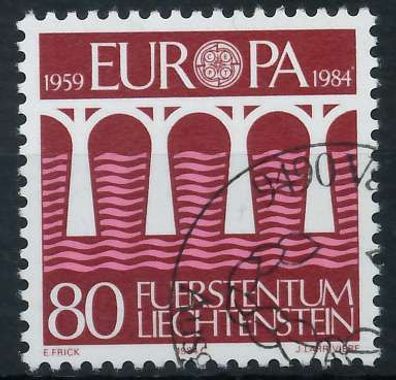 Liechtenstein 1984 Nr 838 gestempelt X1128AE
