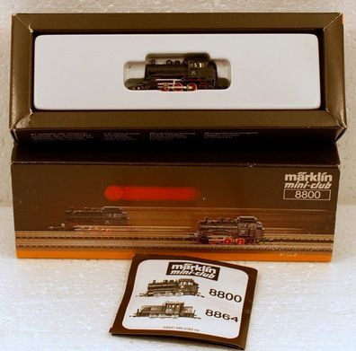 Gebrauchtes 8800 Märklin 8800 Dampflok BR 89 006 DB Spur Z gebraucht 1:220