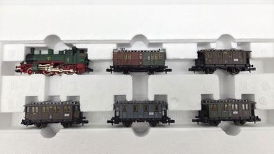 Fleischmann 7882 Zugset KPEV Personenzug mit T 9 Ep 1 Spur N