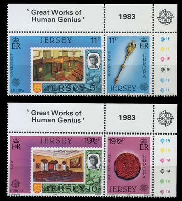 JERSEY 1983 Nr 299WP-302WP postfrisch ECKE-ORE XAE29A6