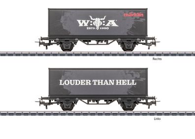 Maerklin 44296 Containerwagen W: : 2026 LOUDER THAN HE Spur H0